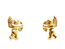 14KGF Cupid Studs , Sku#1774-4