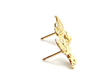 14KGF Cupid Studs , Sku#1774-4