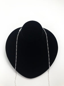 18” Sterling Silver 925 Figaro Chain , SKU #S2031CLC-18”