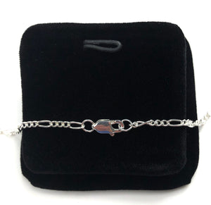 18” Sterling Silver 925 Figaro Chain , SKU #S2031CLC-18”