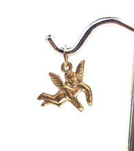 Beautiful angel 14KGf charm , 14K gold fill charm , SKU# 1793-C