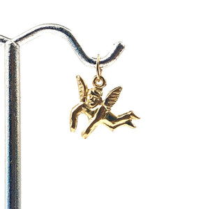 Beautiful angel 14KGf charm , 14K gold fill charm , SKU# 1793-C