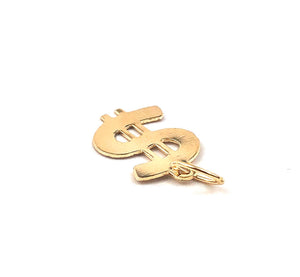 14KGF money sign charm , 14K gold fill , SKU#1885-C