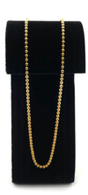 Stylish 16inch 1.5mm 14kGF Bead Chain Sku:401372016L
