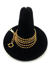 Stylish 16inch 1.5mm 14kGF Bead Chain Sku:401372016L