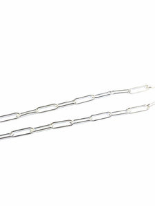 24” Sterling Silver Curb Chain, Sku SM35ILC-24