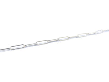 24” 12mm X 3mm Sterling Silver Curb Chain, Sku: S4002LC-24