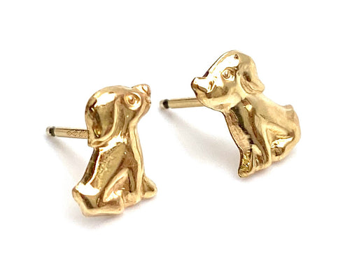 14KGF Puppy Studs , Sku#1783-4
