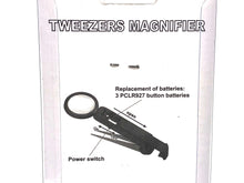 Tweezers Magnifier w/ LED Light