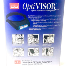 Opti visor , optical glass binocular magnifier, SKU #29.491
