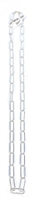 22” Sterling Silver Elongated Chain, Sku: SM768LC-22