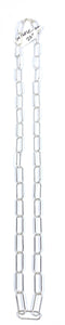 22” Sterling Silver Elongated Chain, Sku: SM768LC-22