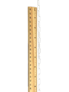 22” Sterling Silver Elongated Chain, Sku: SM768LC-22