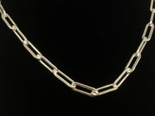 24” Sterling Silver Elongated Chain, Sku: SM25ILC-24