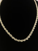 20” 5mm Sterling Silver Rope Chain, Sku: S5FRLC-20