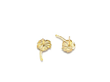 Gold filled palm tree studs , sku#1172-4