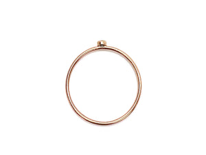2mm Swiss Blue 3A CZ Stacking Ring , #4820R8M12