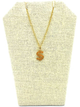 14KGF Dollar Sign Charm , Sku#1885-C