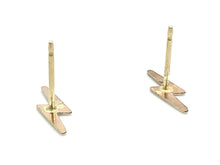 14KRGF Lightning Studs , Sku#203R-4