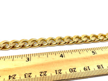 14KGF 8.5” 9mm Curb Chain Bracelet, 14KGF, 14K Gold Filled, 14K Gold Fill, Sku:SM94LC-8.5