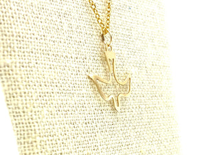 14KGF Bird Cut Out , Sku#443-C