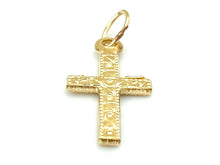 14KGF Cross Charm , Sku#2316-C
