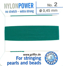 Nylon Power Bead Cord Green