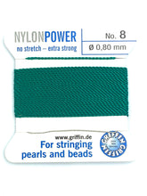 Nylon Power Bead Cord Green