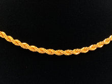 14KGF 16” 3mm Rope Chain, 14KGF, 14K Gold Filled, 14K Gold Fill, Sku:FRRC-16.3