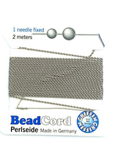 Nylon Power Bead Cord Grey