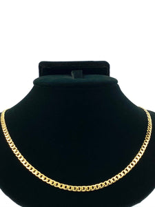 14KGF 18” 3mm Cuban Curb Chain, 14KGF, 14K Gold Filled, 14K Gold Fill, 14K Gold, Sku:S3309CHR-18