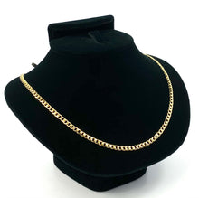 14KGF 18” 3mm Cuban Curb Chain, 14KGF, 14K Gold Filled, 14K Gold Fill, 14K Gold, Sku:S3309CHR-18