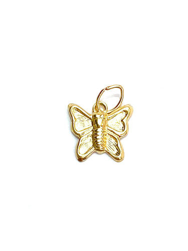 14kgf butterfly charm , sku#2074-C