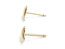 14KGF Heart Studs , Sku#1135-4