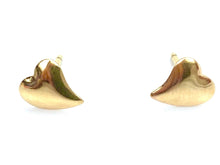14KGF Heart Studs , Sku#1135-4