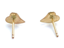 14KGF Heart Studs , Sku#1135-4