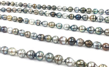 Stunning 7.99 - 9.99 mm Tahitian pearl strands , Tahiti pearls , SKU# 991