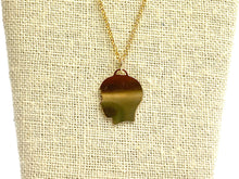 14KGF silhouette charm , sku#2191-C