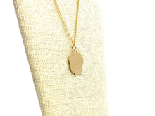 14KGF silhouette charm , sku#2191-C