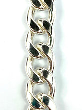 Beautiful 20” 9mm Sterling Silver Curb Chain, Sku: SM93LC-20