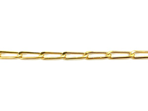3.9mm Elongated Cable Chain, 14k Gold Filled, Sterling Silver, 14k Rose Gold FilledSku#SM299