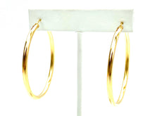 14KGF Hoop earrings , Sku#120 C-Z 4 GF
