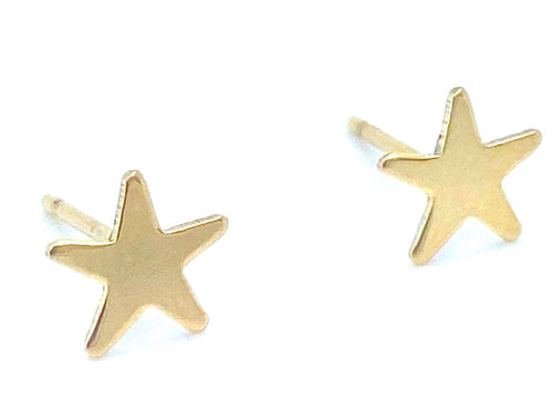 14KGF Star Studs , Sku#12.020-4