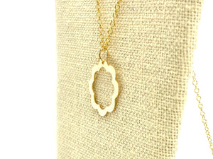 14KGF Flower Charm , Sku#2338C
