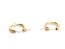 14KGF Hoop Earrings , Sku#090C001JR