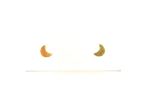14KGF Moon Studs , Sku#167.020-4