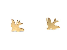 14KGF Bird Studs , Sku#204.020-4
