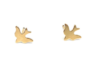 14KGF Bird Studs , Sku#204.020-4