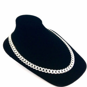 Striking 22” Sterling Silver Curb Chain, Sku: SM96LC-22
