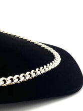 Beautiful 22” Sterling Silver Curb Chain, Sku:SM96LC- 22